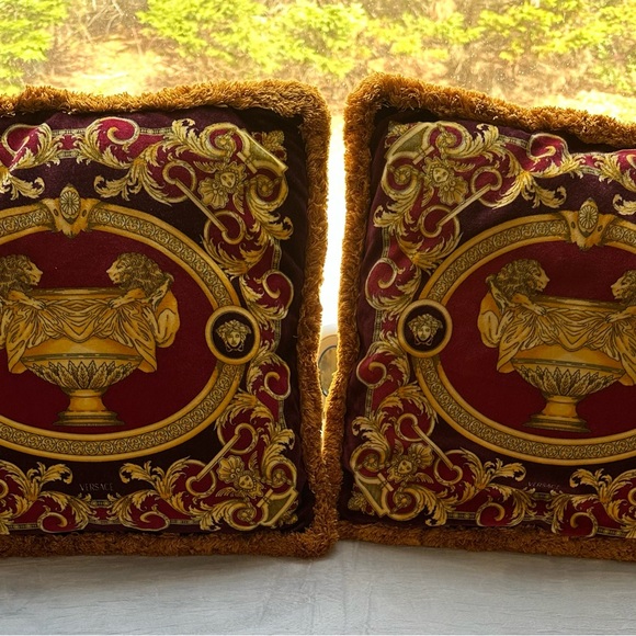 Versace Other - 🔥Versace Barocco Medusa Reversible Pillows🔥